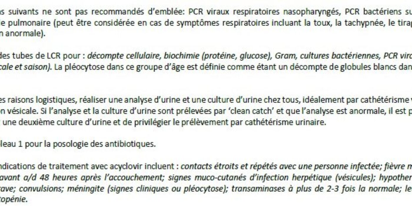 Algorithme nourrisson fébrile 0-7 jours de vie 202502 annotations