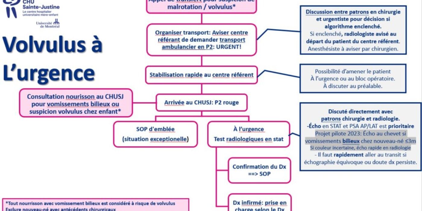 Algorithme prise en charge volvulus urgence MISE A JOUR 20231208