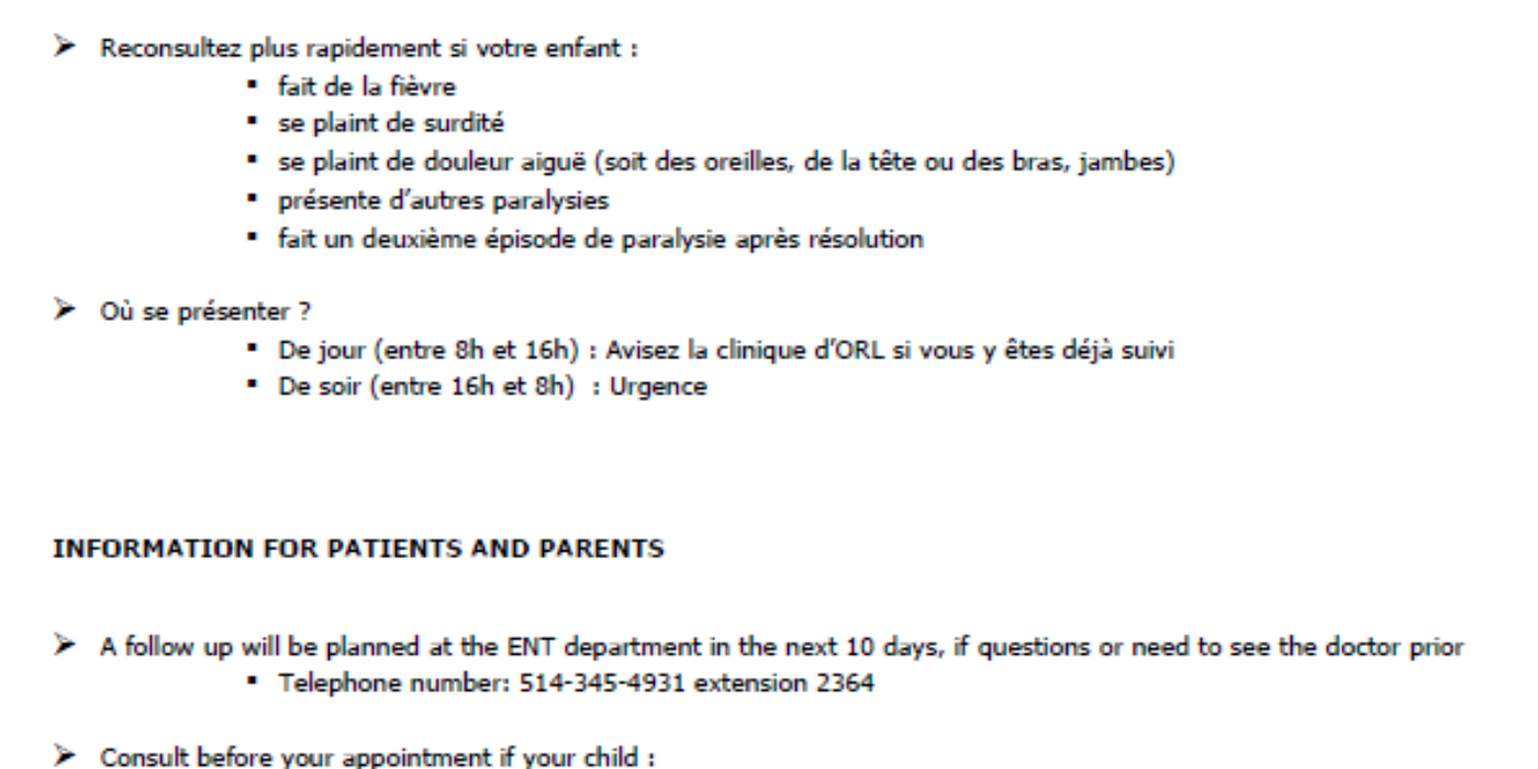 Bell conseils parents