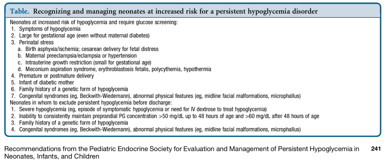 L'hypoglycémie du nouveau-né : causes et prise en charge