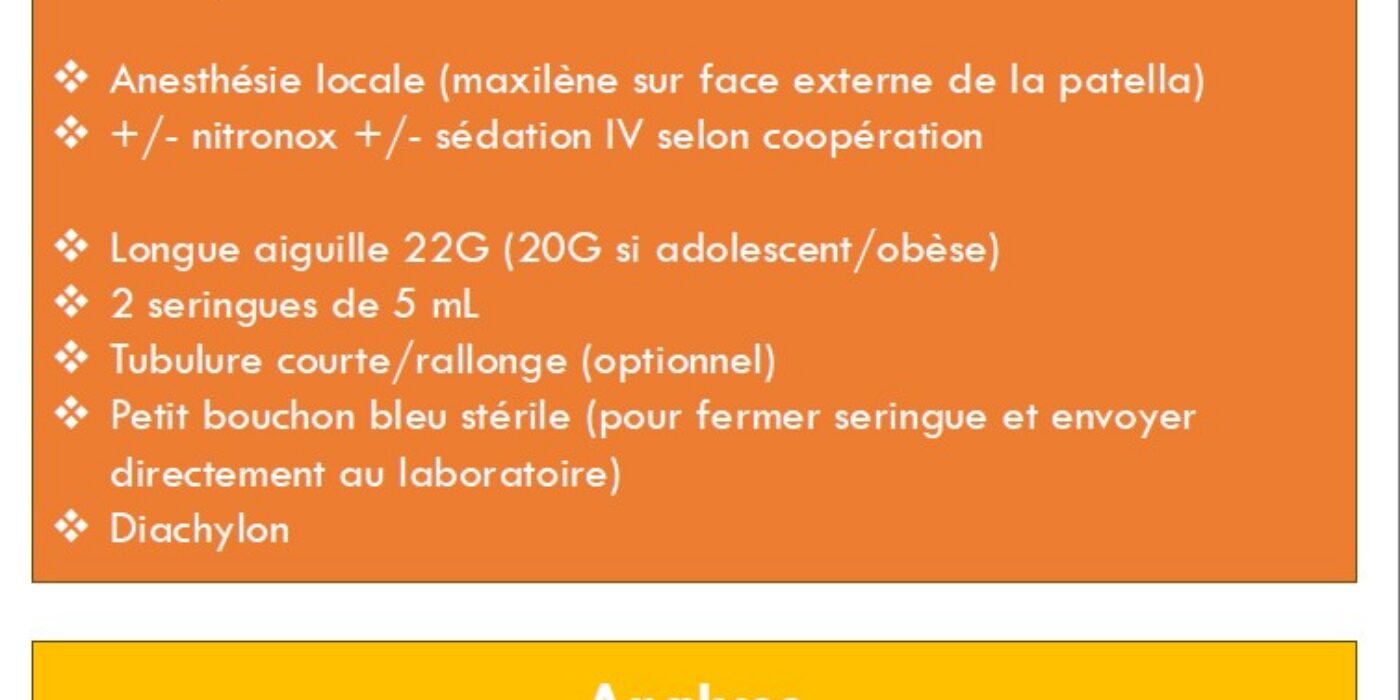 EDU 6 Ponction