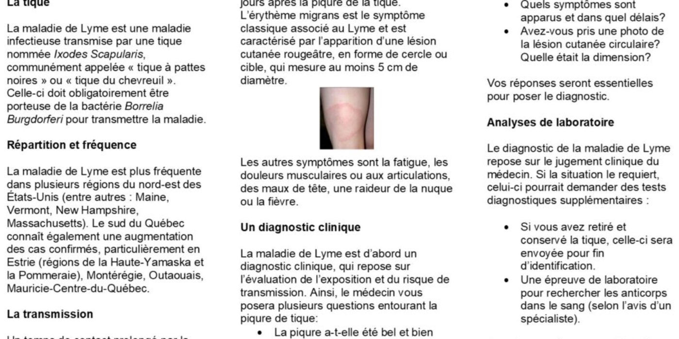 Maladie Lyme info Parents 2